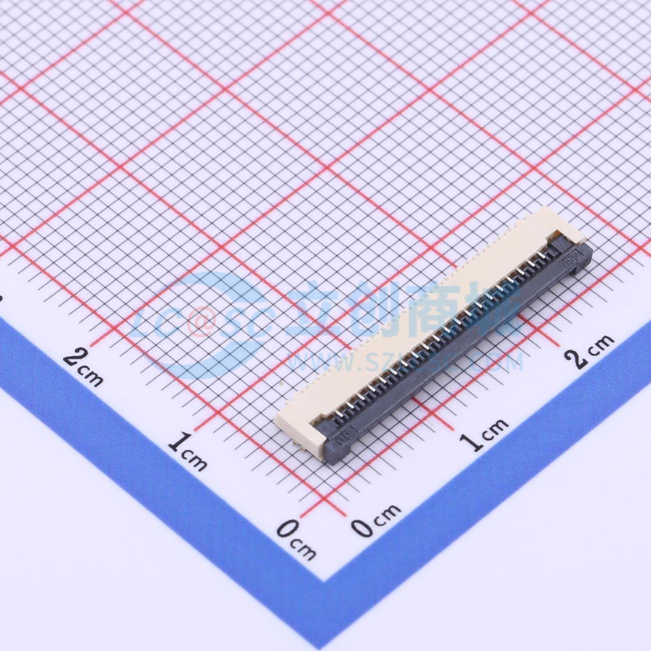 点击查看大图 FPC-1.0FX-20PWBH20实物图