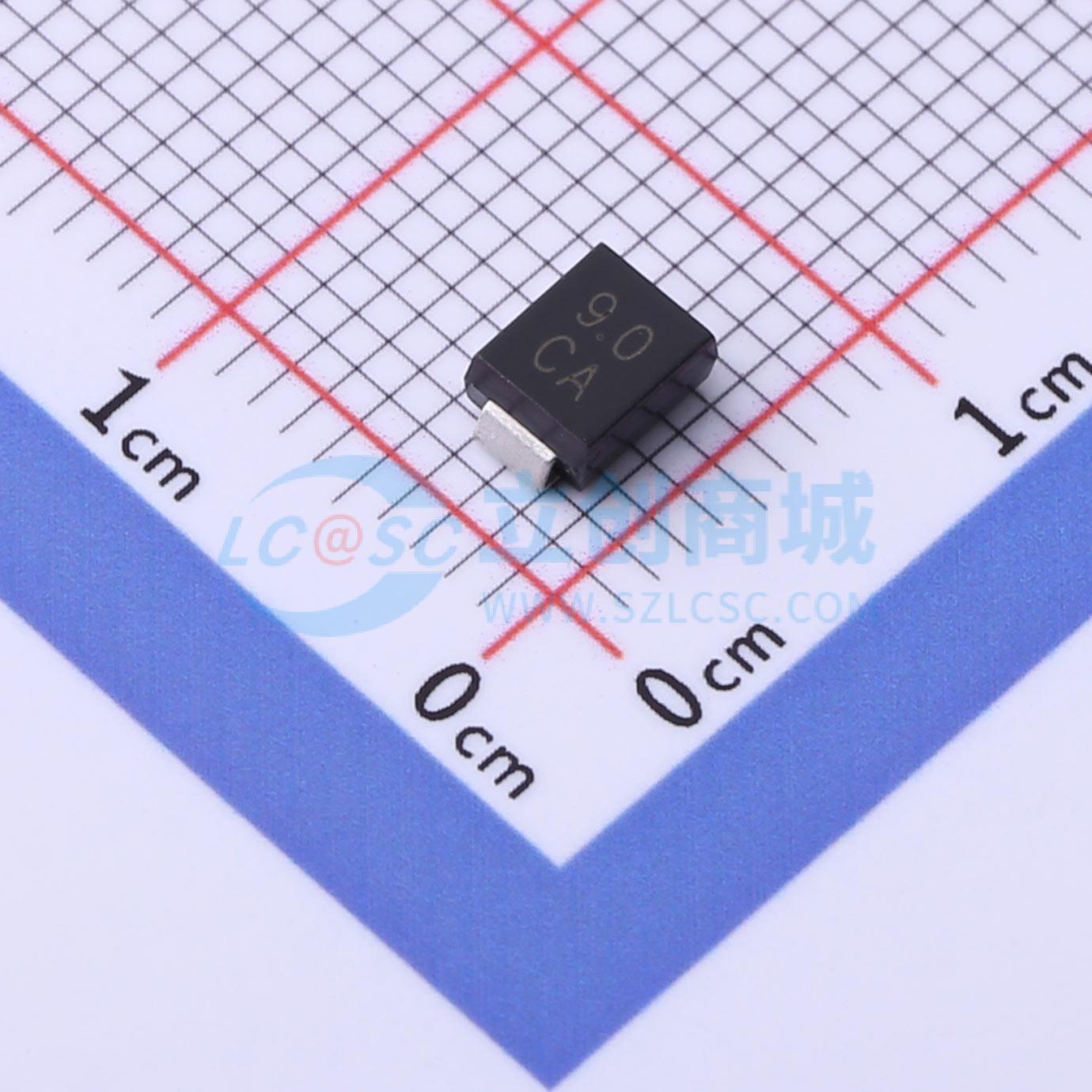 点击查看大图 SMBJ9.0CA实物图