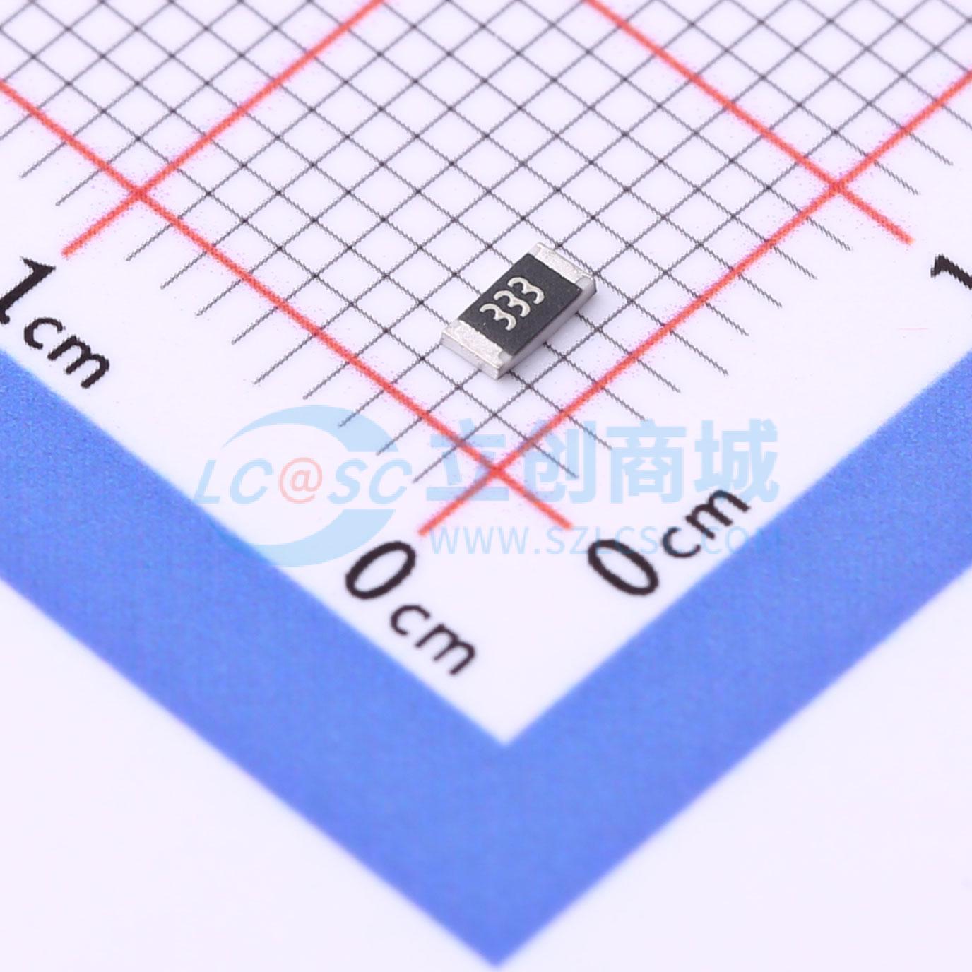 点击查看大图 SCR1206J33K实物图