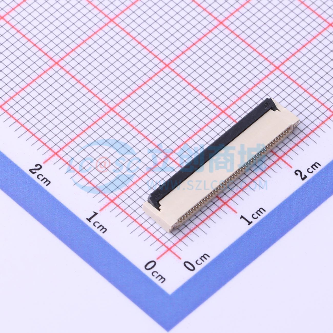 点击查看大图 FPC-0.5HF-40PWBH20实物图