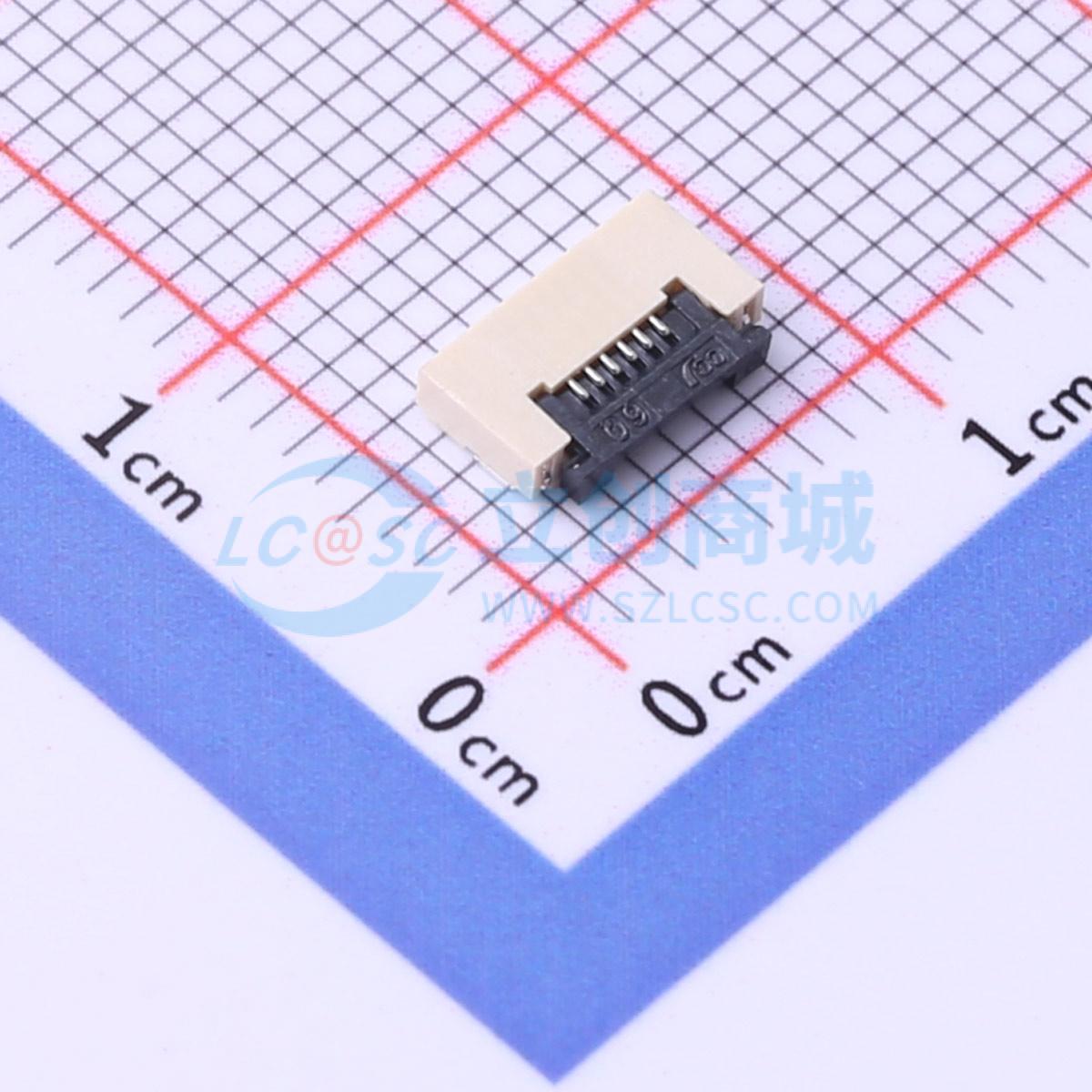 点击查看大图 FPC-0.5FX-6PWBH15实物图