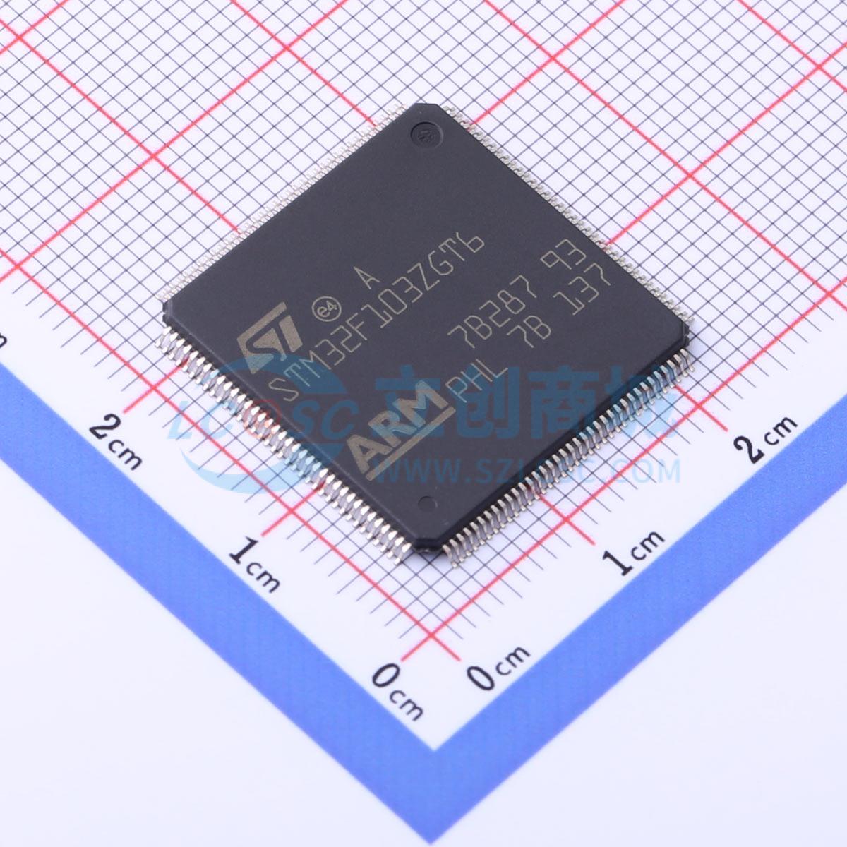 STM32F103ZGT6TR实物图