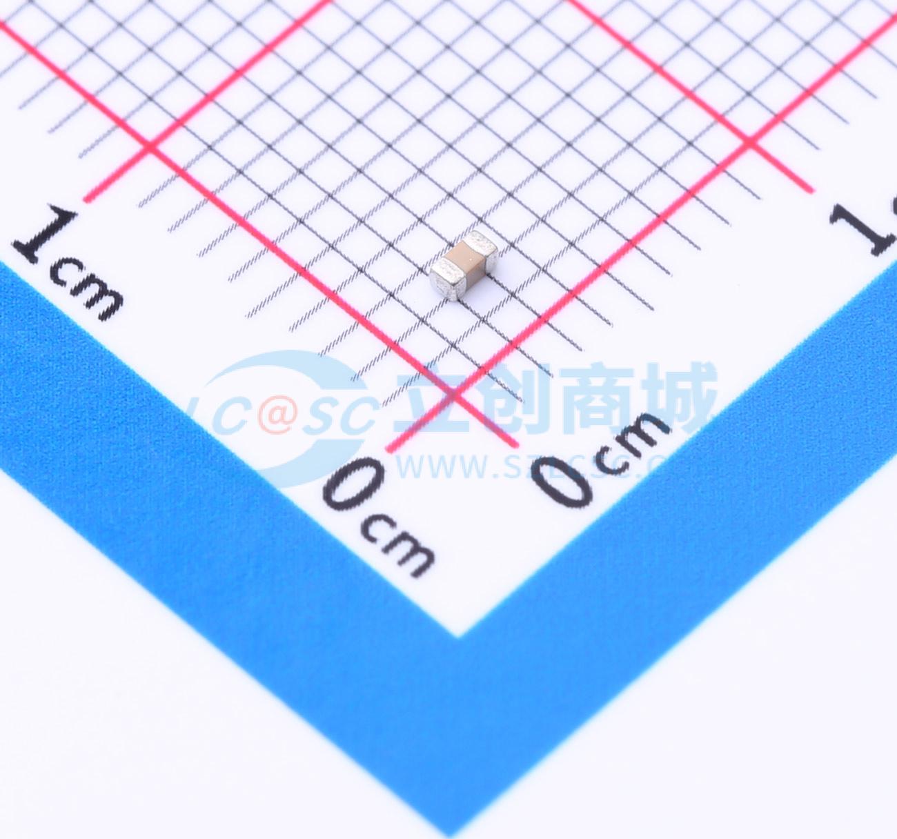 点击查看大图 C0603C104K3RACTU实物图