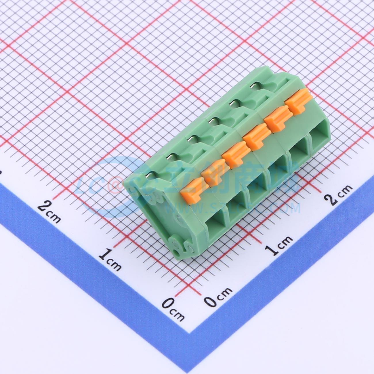 点击查看大图 KF238-3.5-6P-1实物图