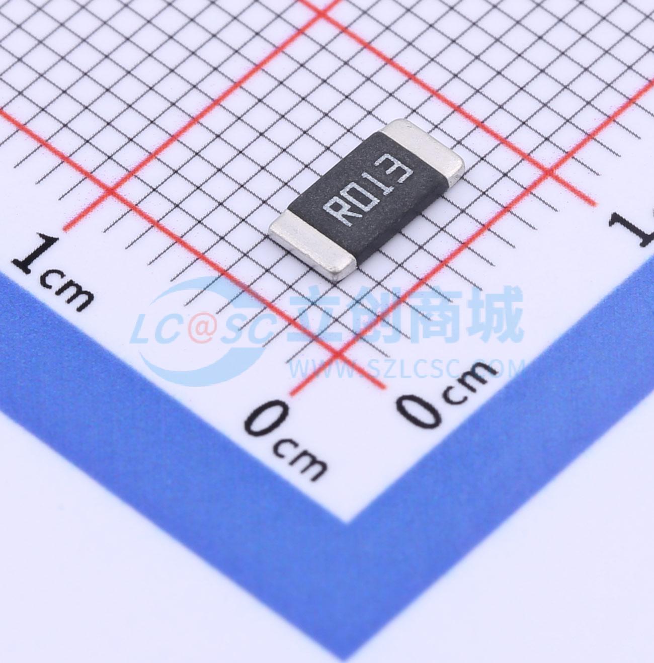 点击查看大图 HoLLR2512-2W-13mR-1%实物图