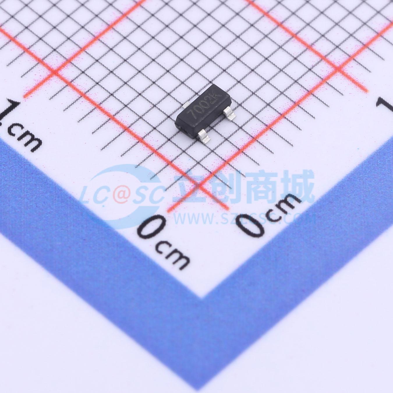 点击查看大图 A2N7002H-HF实物图