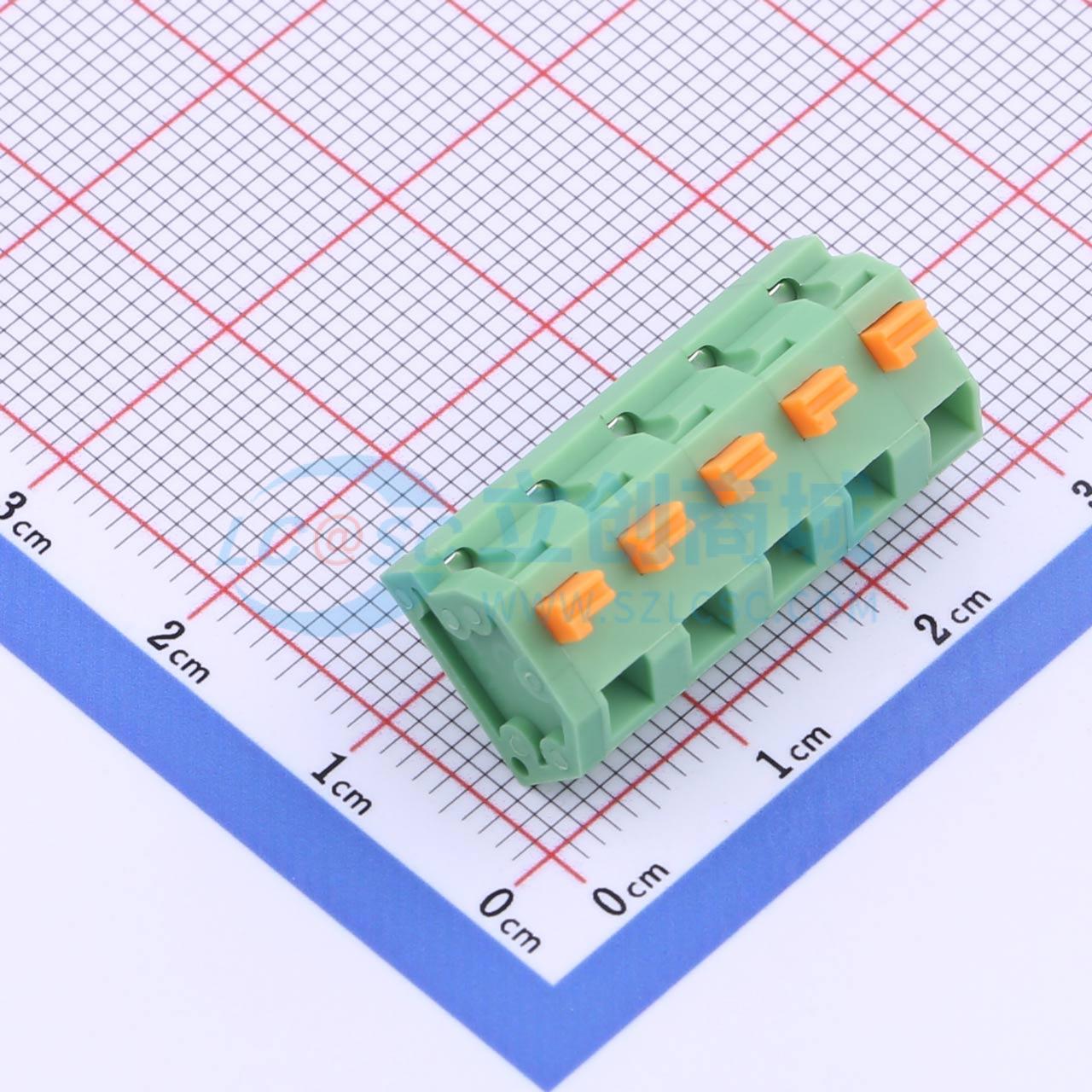 点击查看大图 KF238-5.0-5P-1实物图