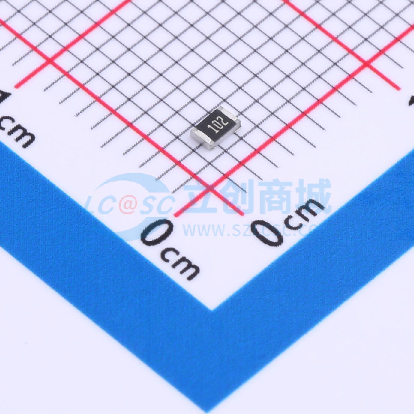 点击查看大图 SCR0805J1K实物图