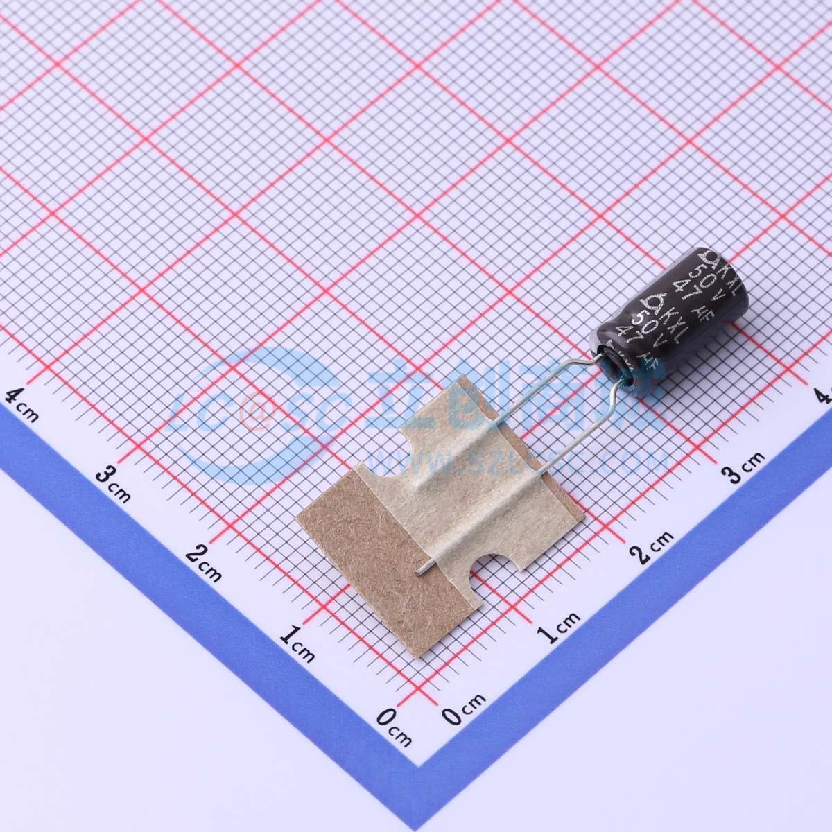 KXL50V47M6.3*11 5.0TP实物图