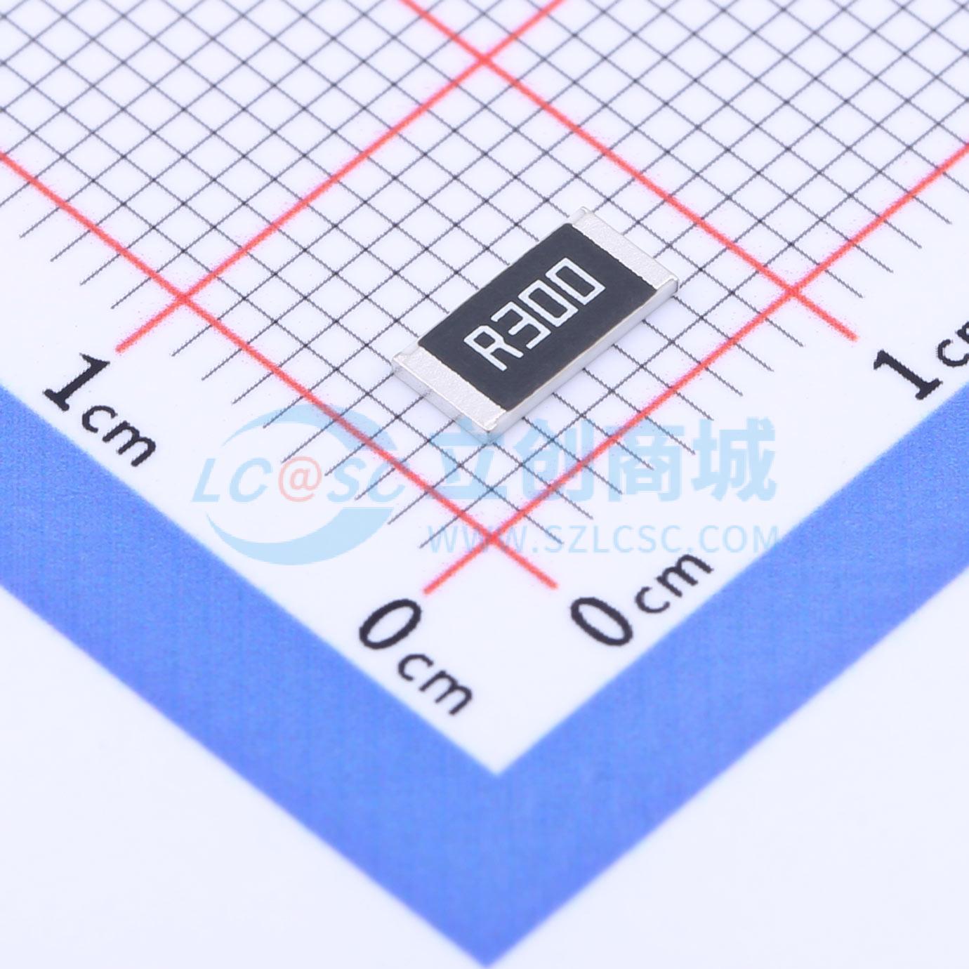 点击查看大图 FRL2512JR300TS实物图