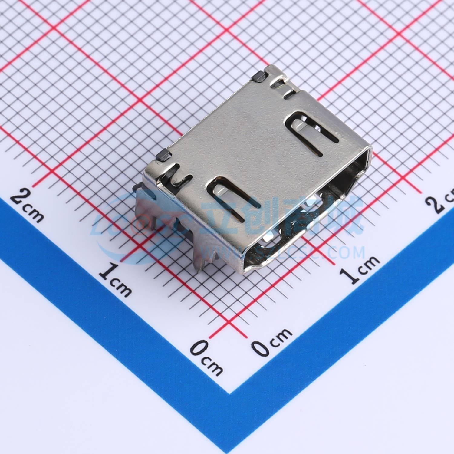 HDMI-A-19F-S-D实物图