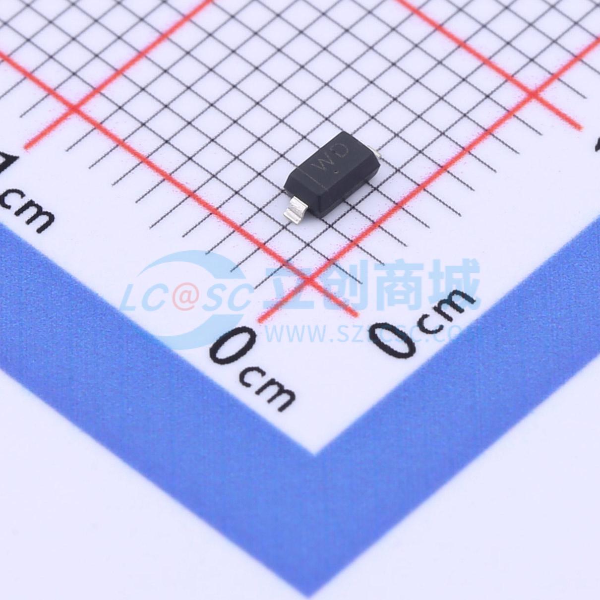 点击查看大图 BZT52C8V2实物图