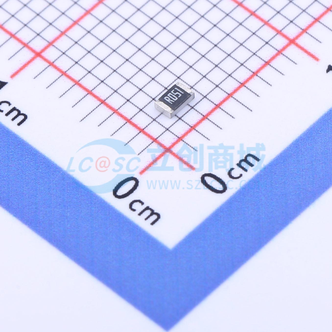 点击查看大图 RL0805FR-7W0R051L实物图