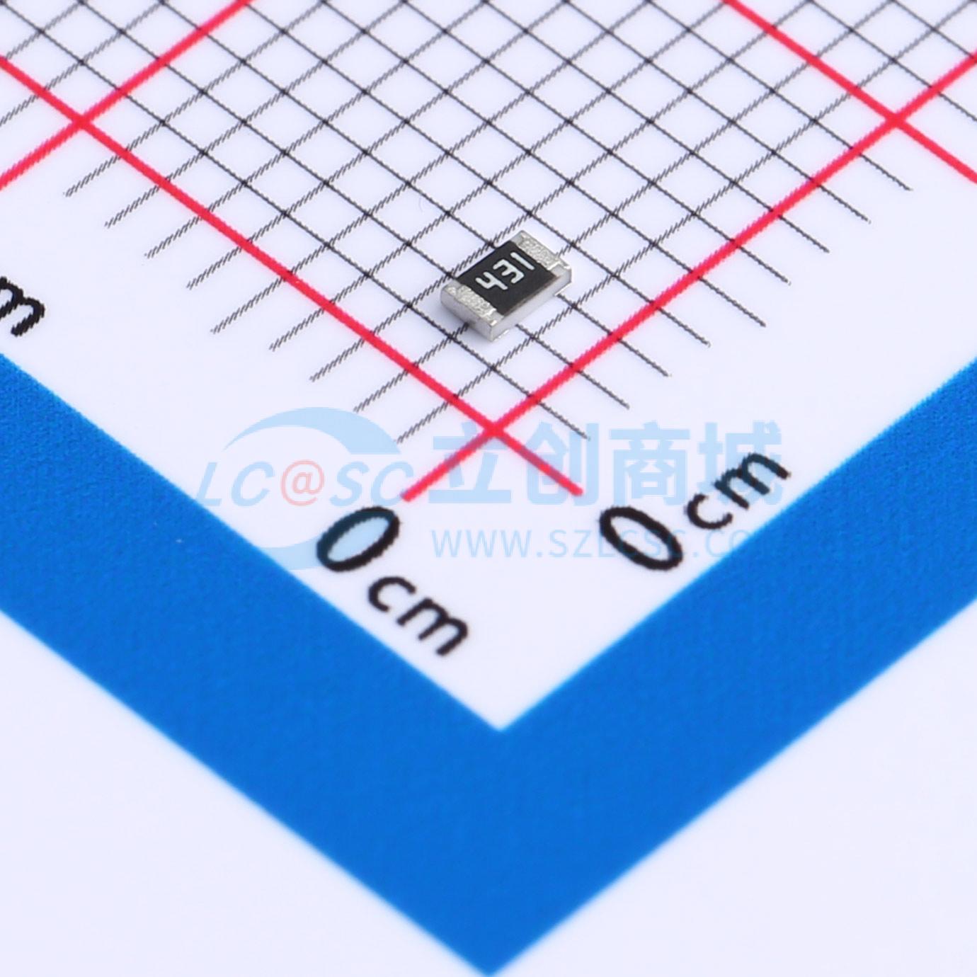 点击查看大图 FRD0805J431 TS实物图