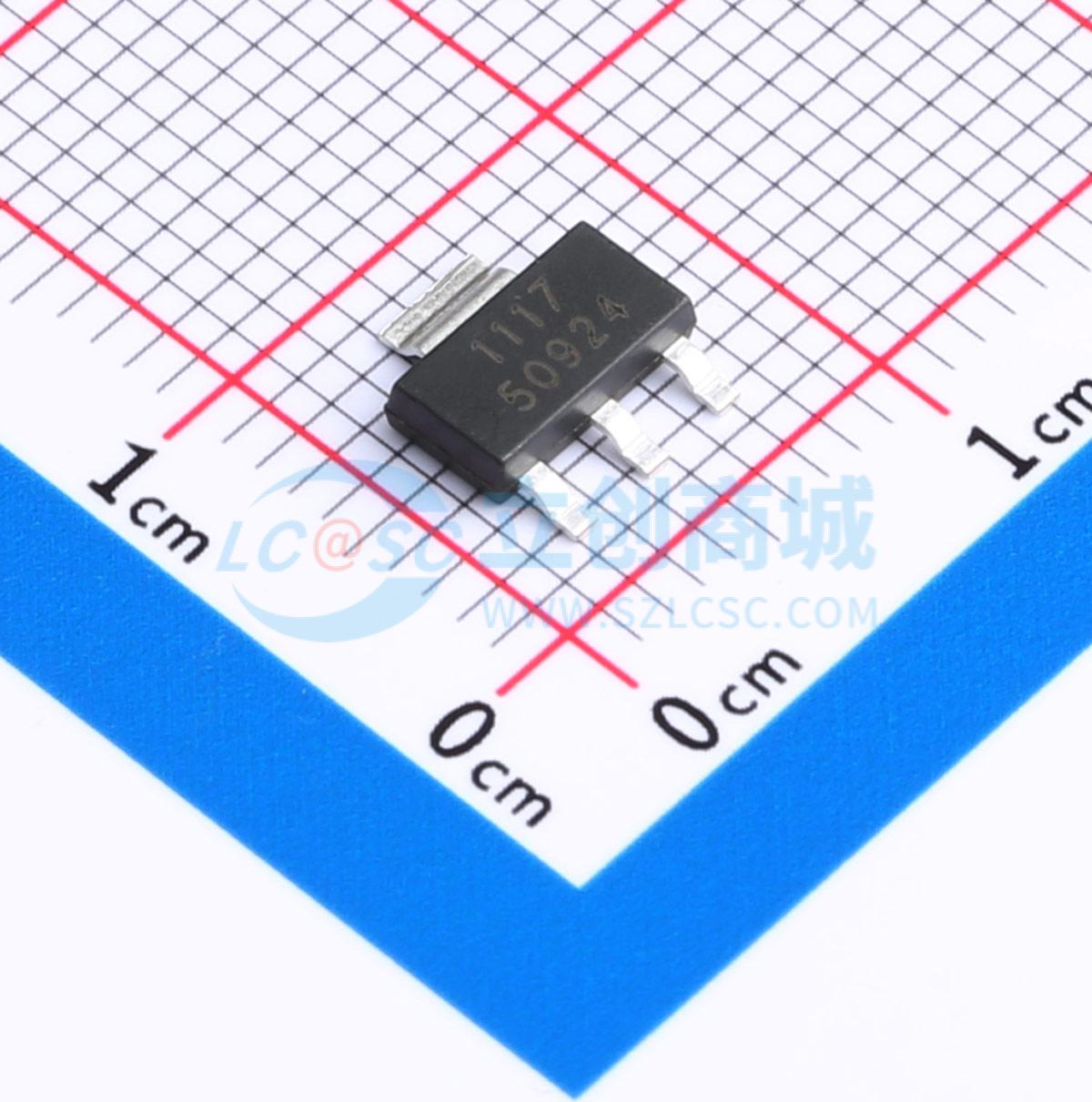 点击查看大图 BCT1117ELT50-TR实物图