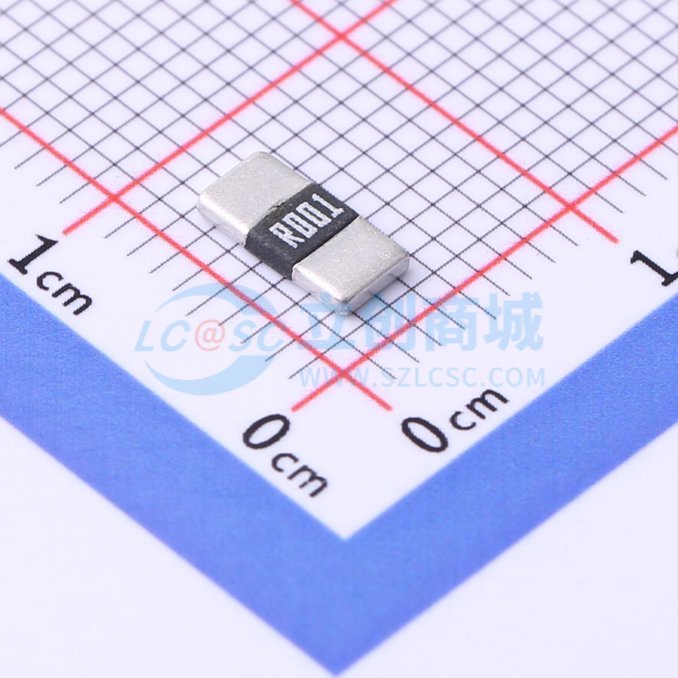 HoLLR2512-3W-1mR-1%实物图