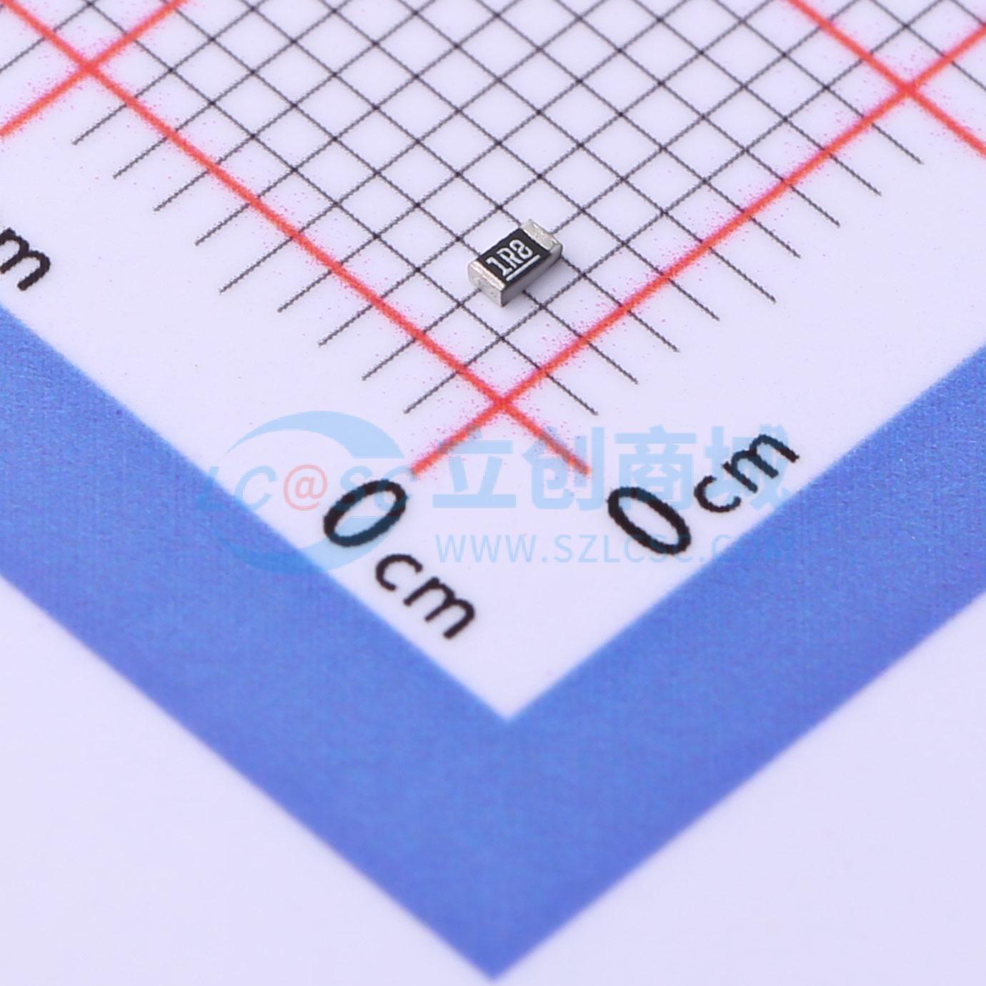 点击查看大图 SCR0603F1R8实物图