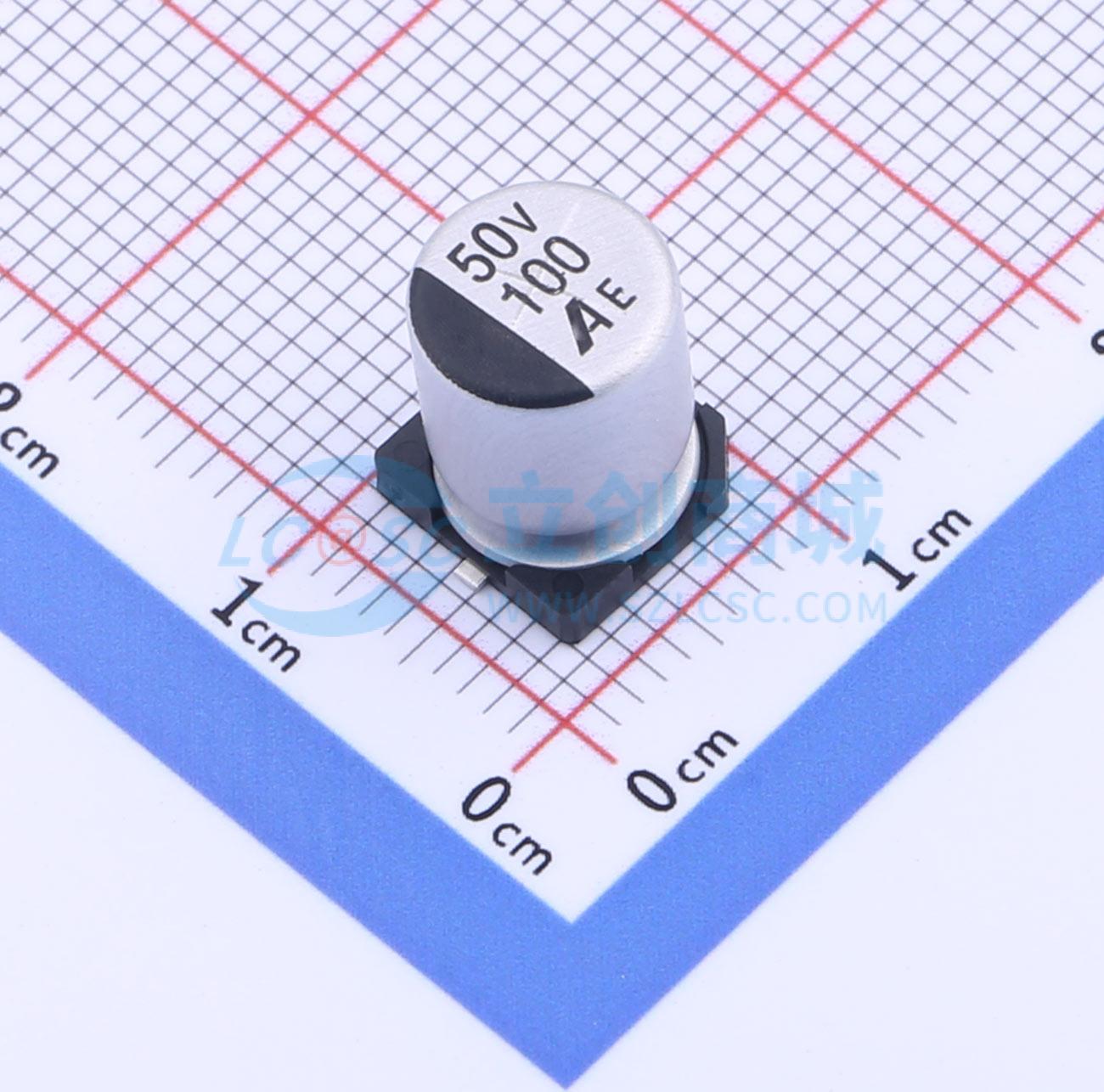 点击查看大图 GVE1H107M0810CNVC实物图