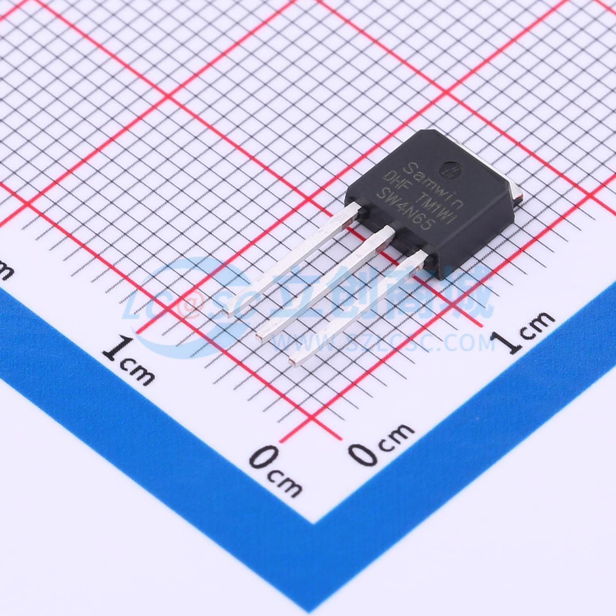 点击查看大图 SWN4N65D实物图