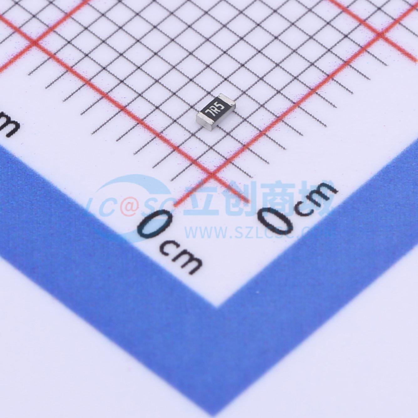 点击查看大图 SCR0603J7R5实物图