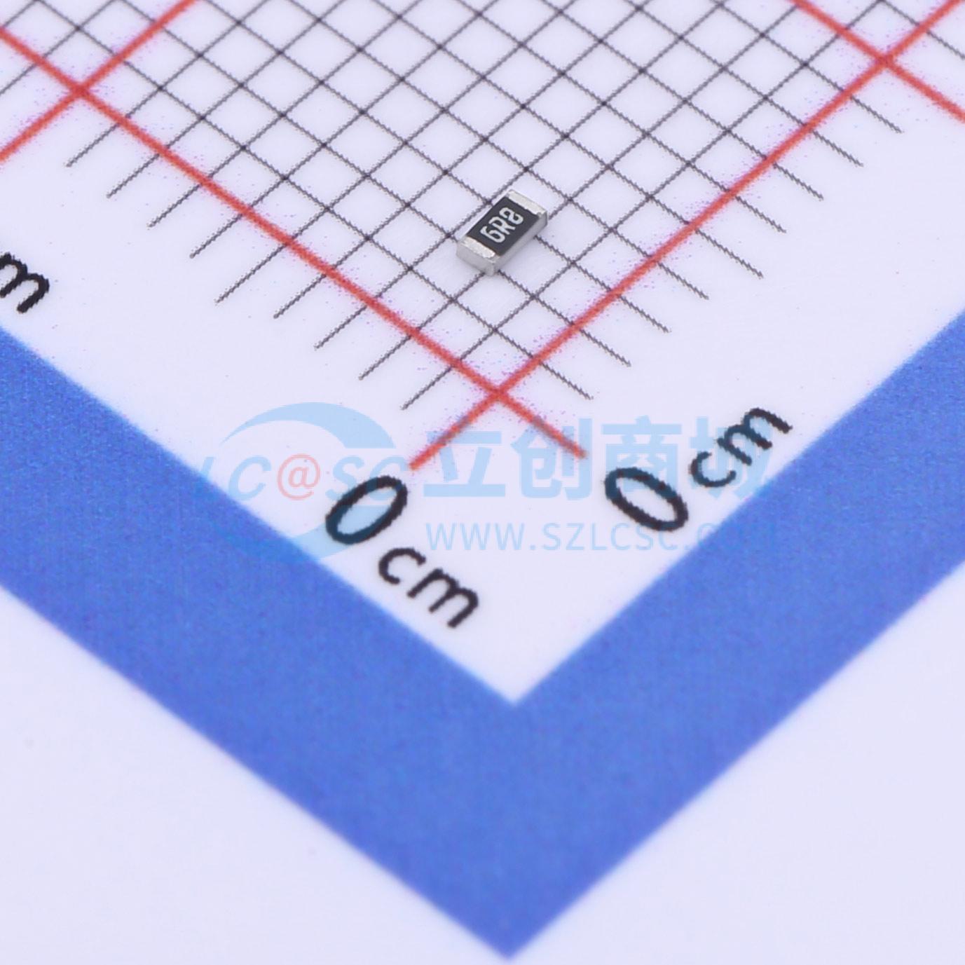 点击查看大图 SCR0603J6R8实物图