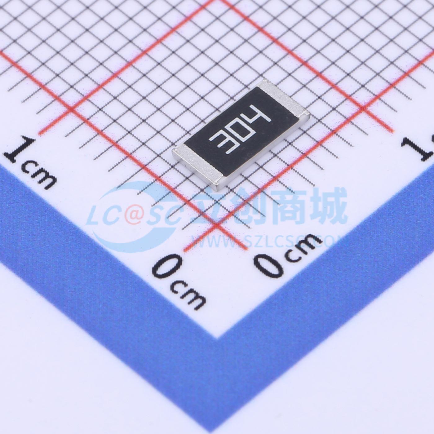 点击查看大图 FRC2512J304 TS实物图
