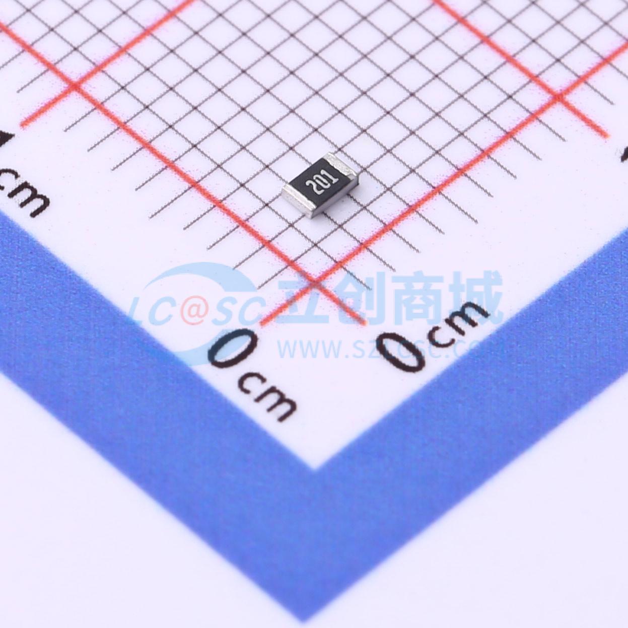 点击查看大图 SCR0805J200R实物图