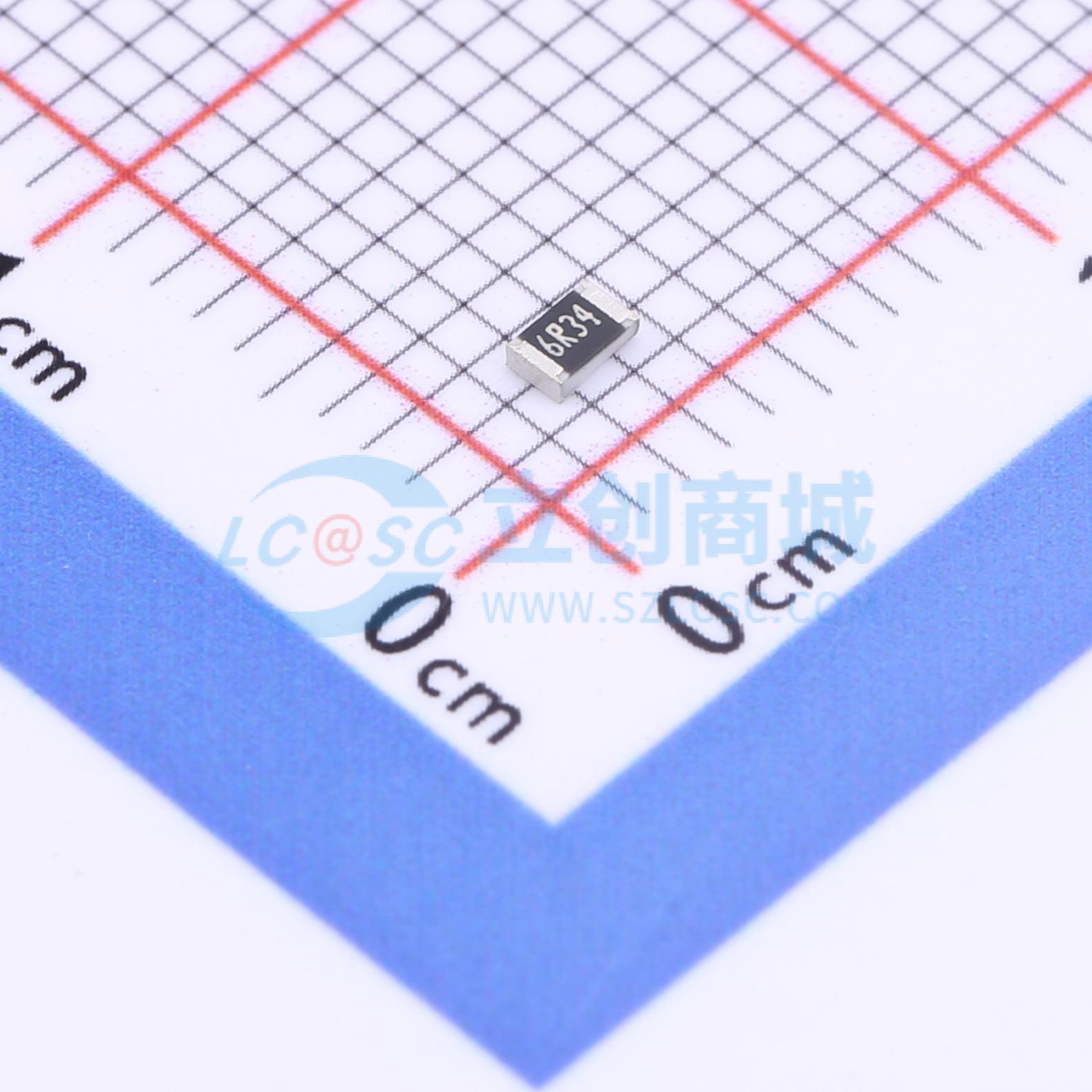 点击查看大图 CR0805F86R34G实物图