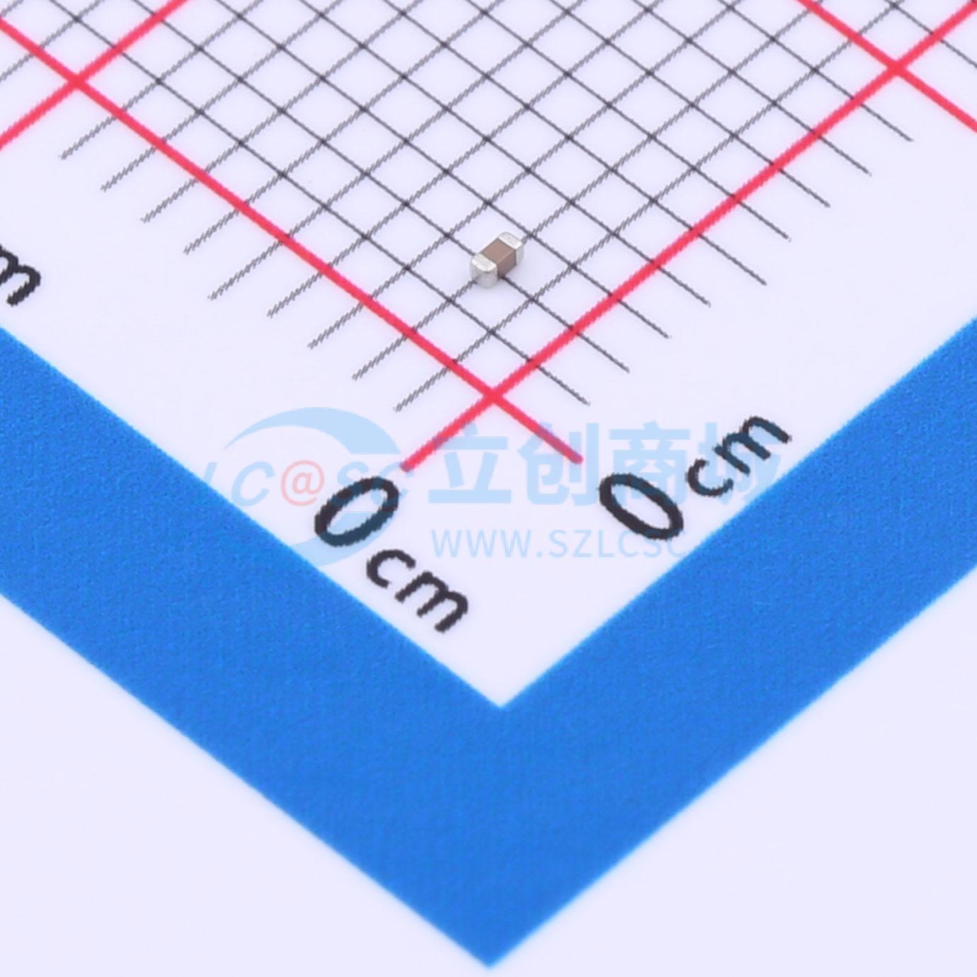 点击查看大图 FCC0402B332K500AT实物图