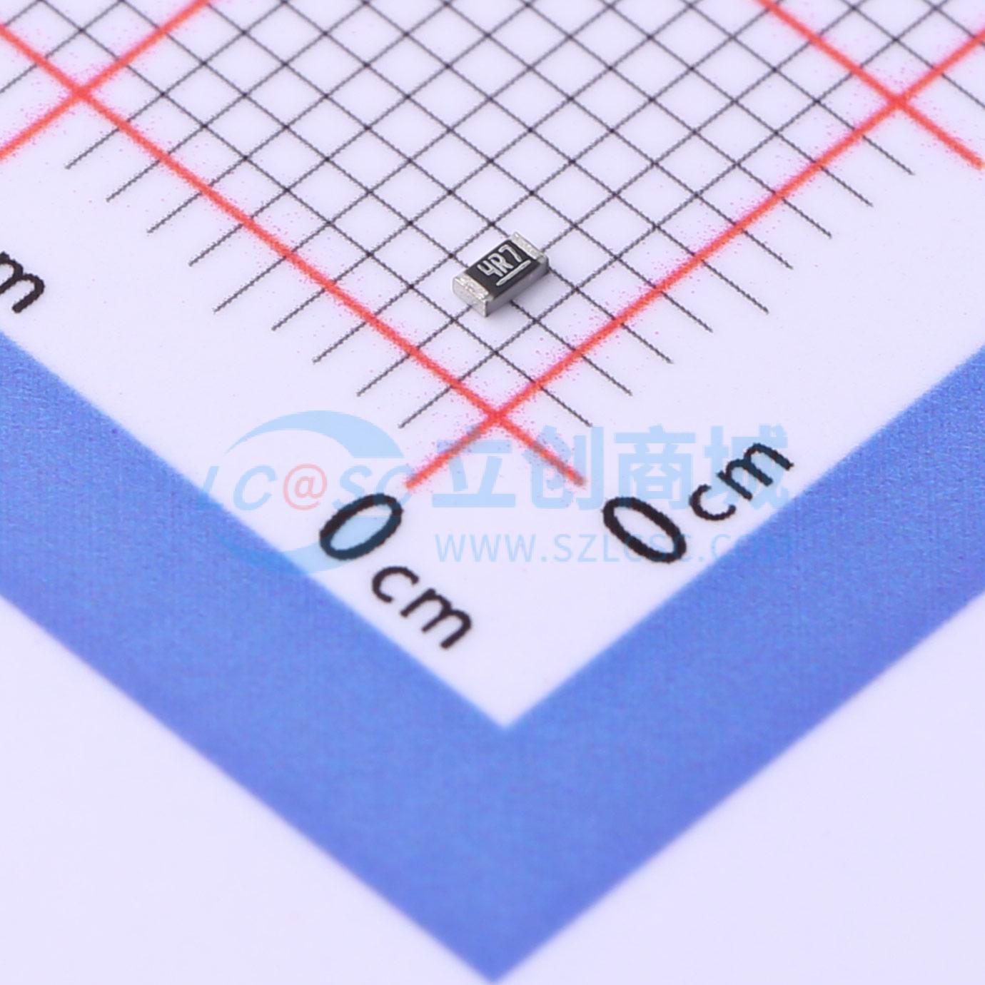 点击查看大图 SCR0603F4R7实物图