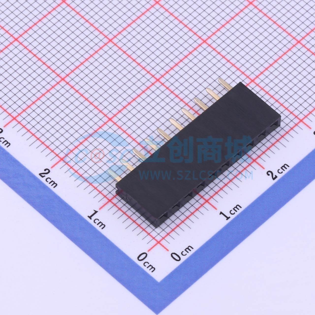 点击查看大图 PM2.54-1*10实物图