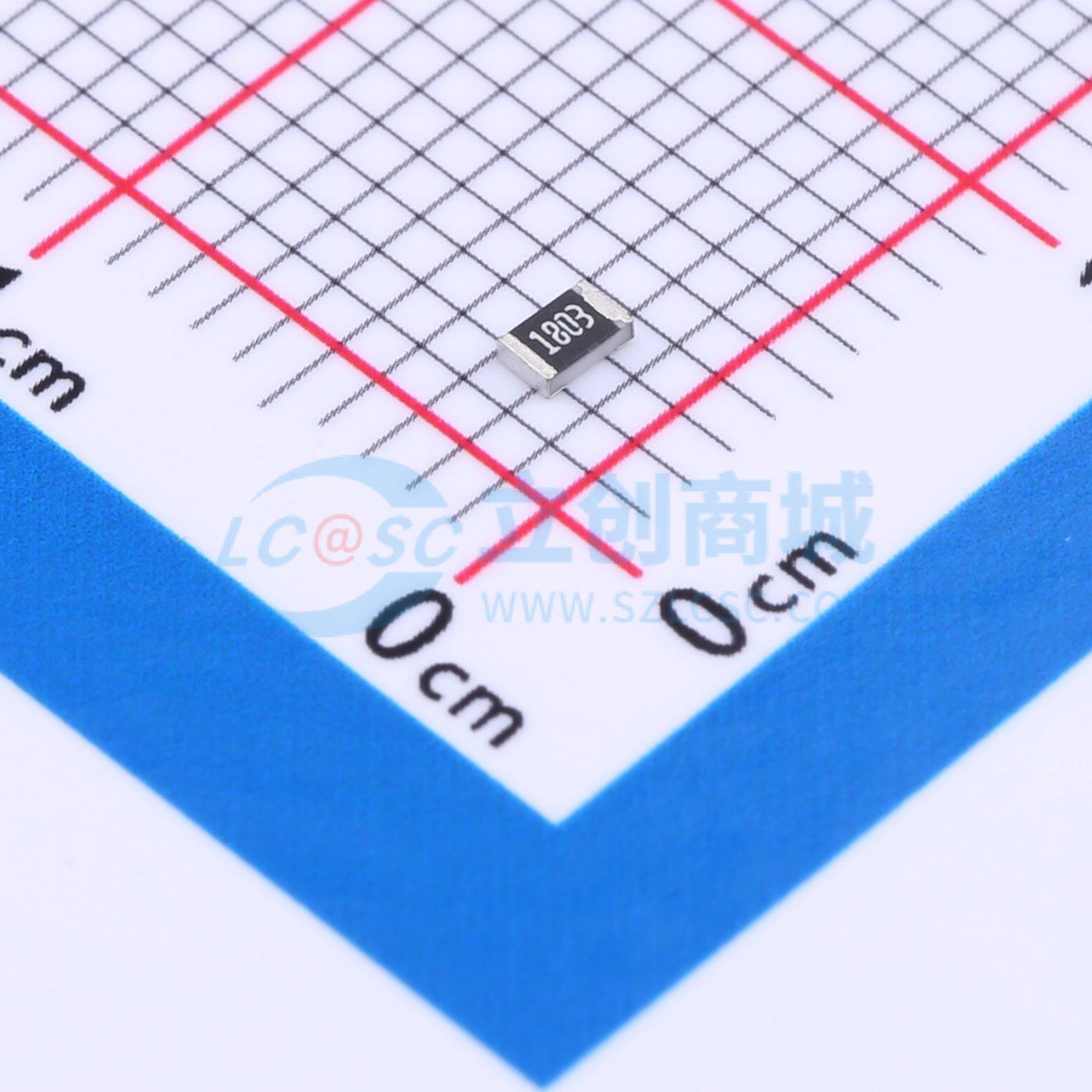 点击查看大图 SCR0805F180K实物图