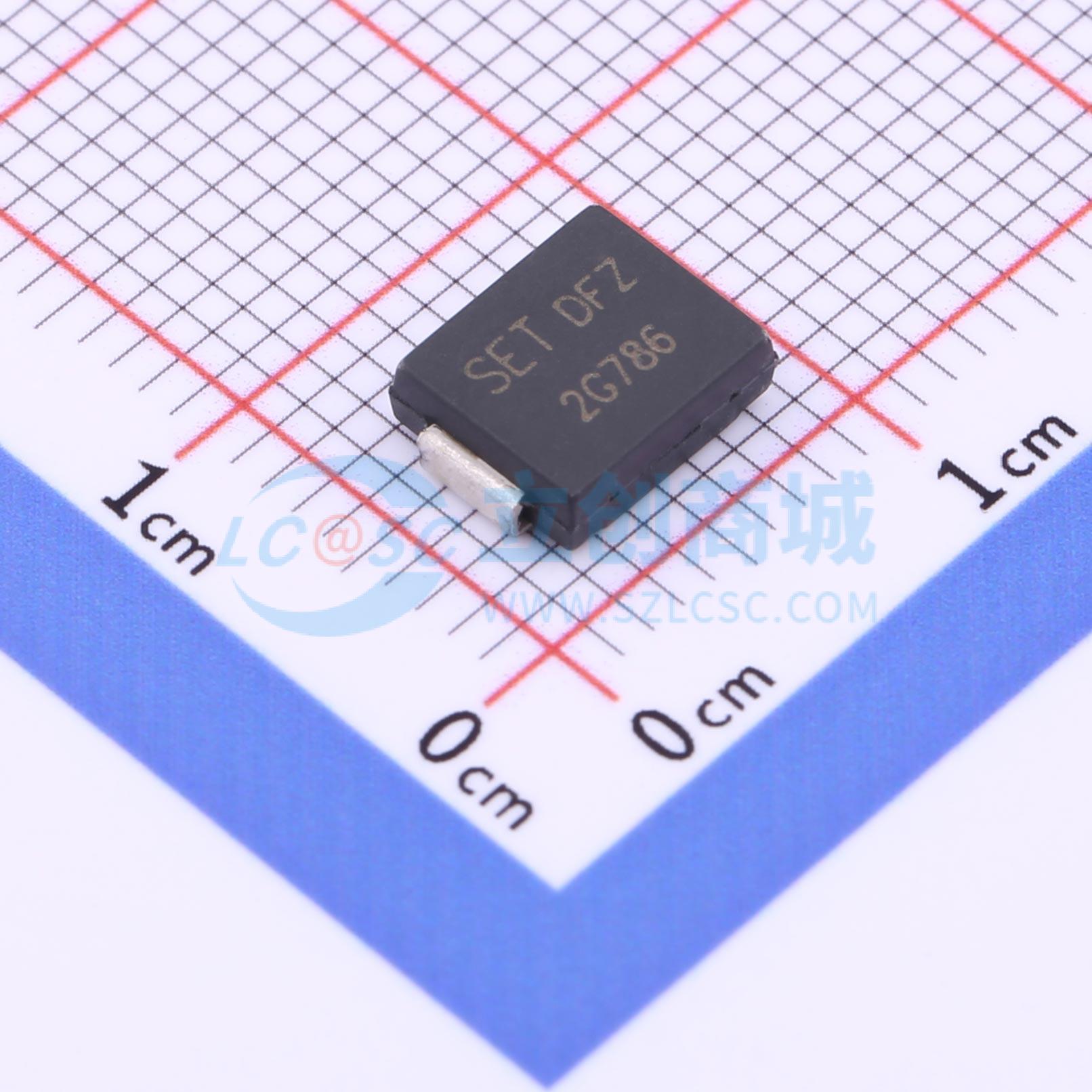 点击查看大图 SMDJ51CA实物图