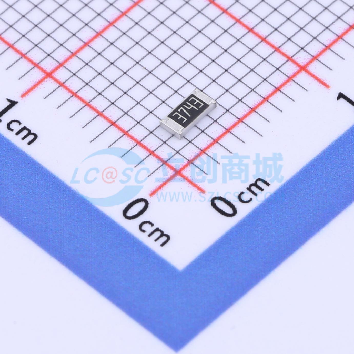 点击查看大图 FRC1206F3743TS实物图