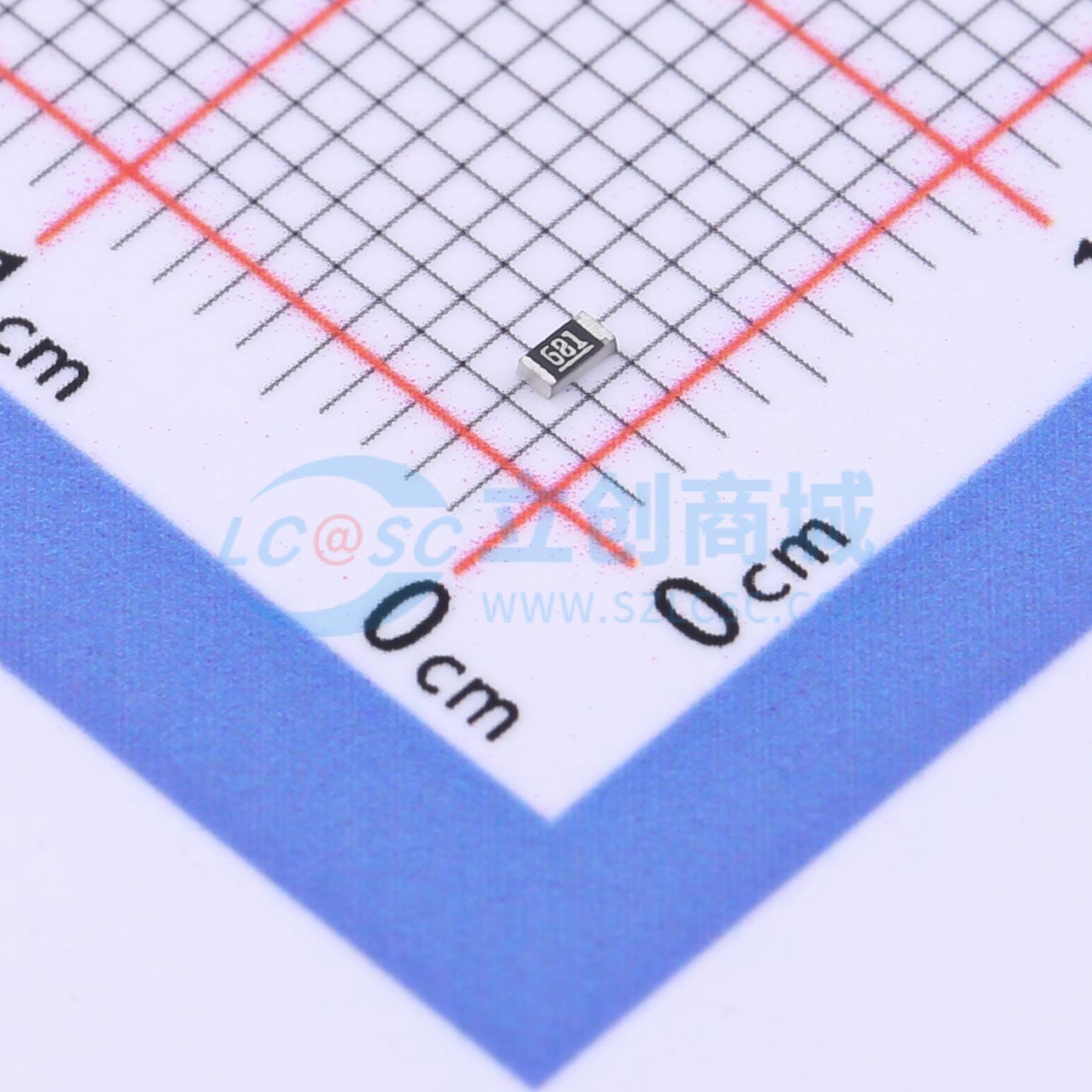 点击查看大图 SCR0603F680R实物图