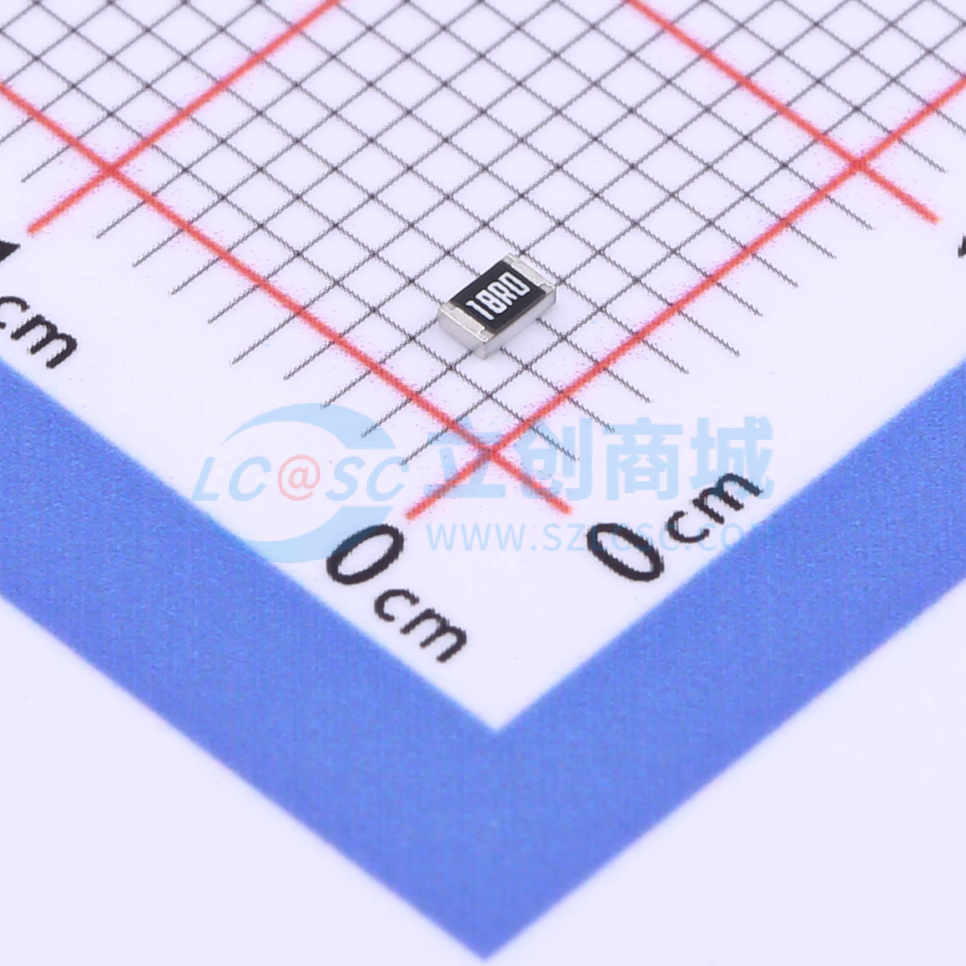 点击查看大图 SC0805F18R0F4ANRH实物图