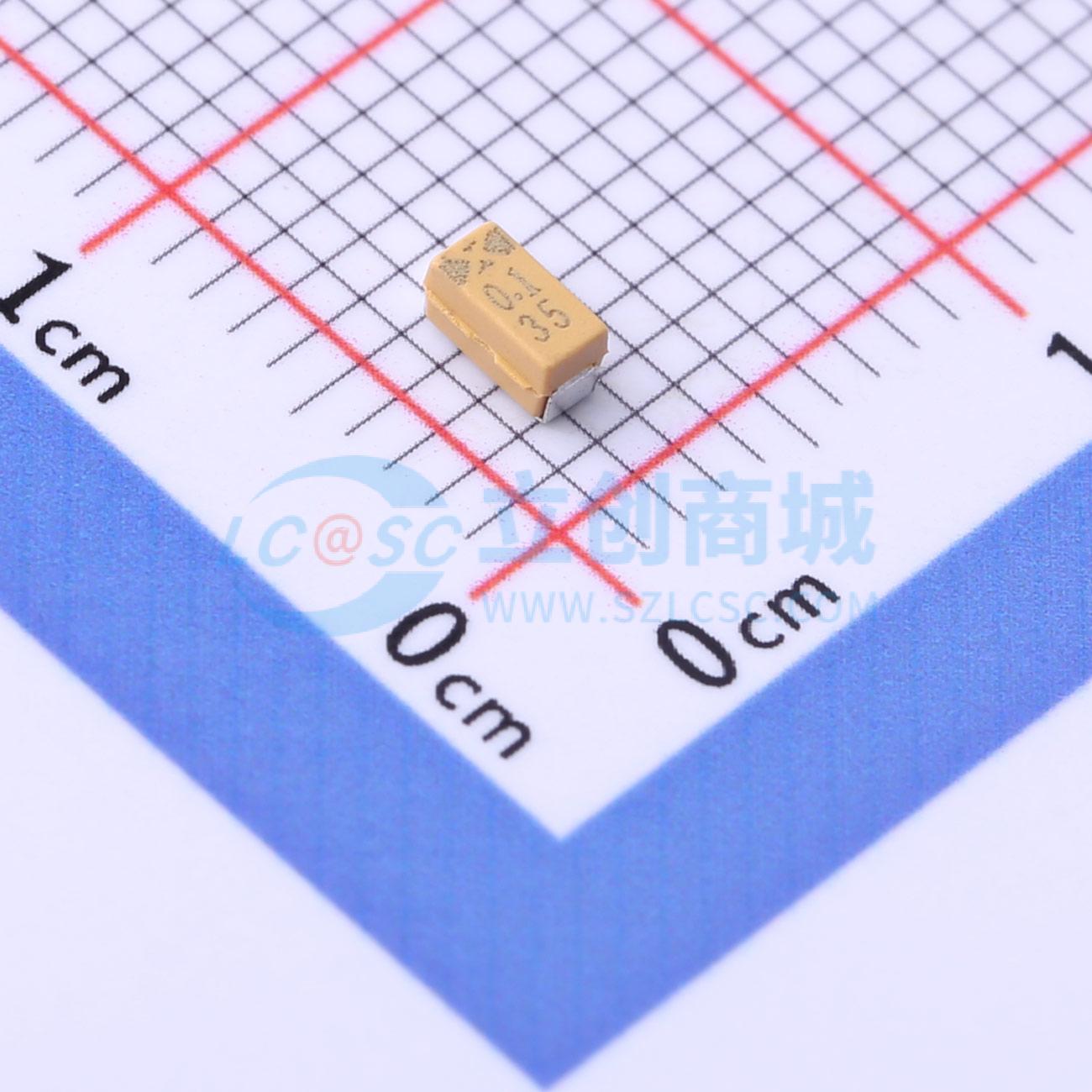 点击查看大图 CA45A-A-35V-0.1UF-K实物图
