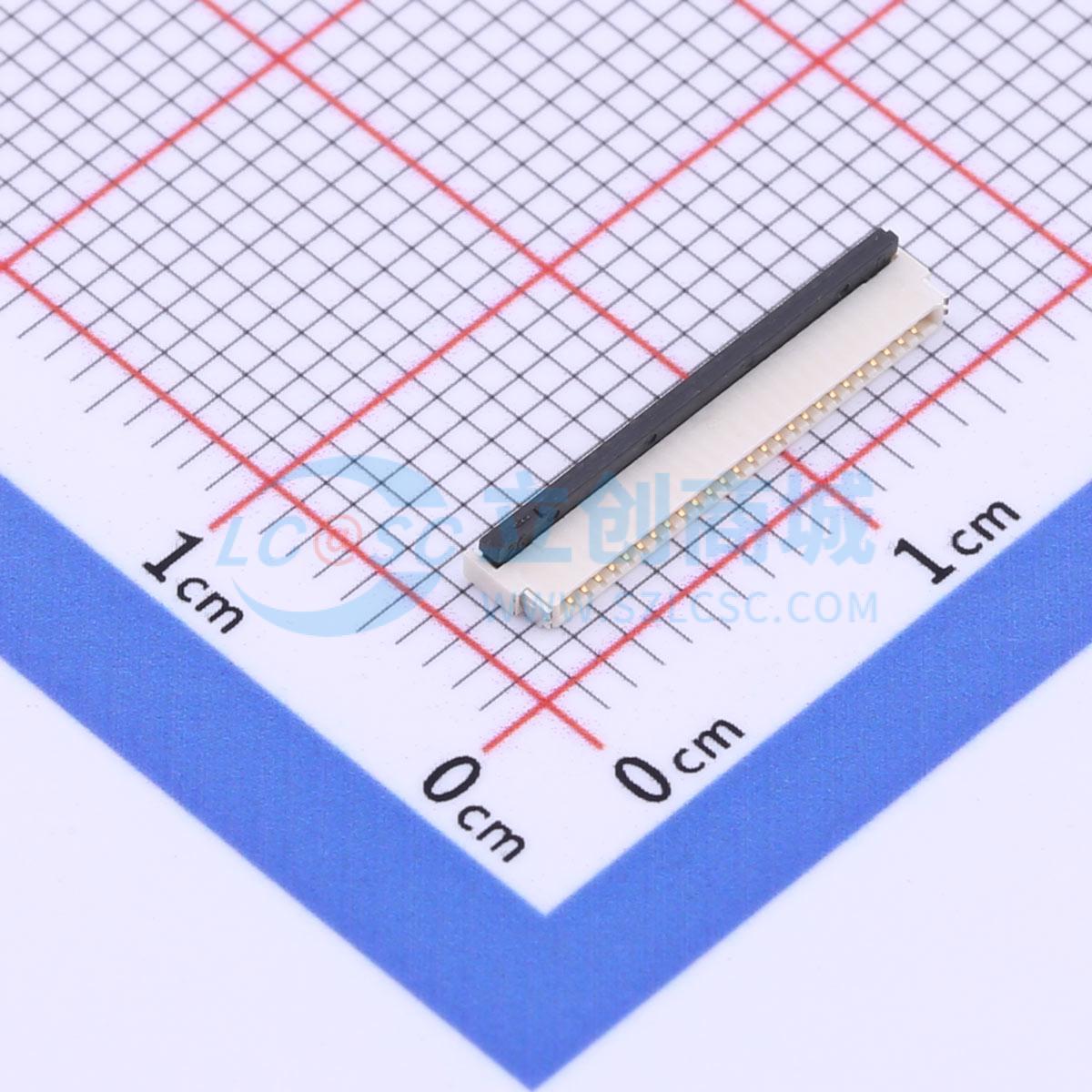 KH-FPC0.5-H1.0SMT-26P-QCHF实物图