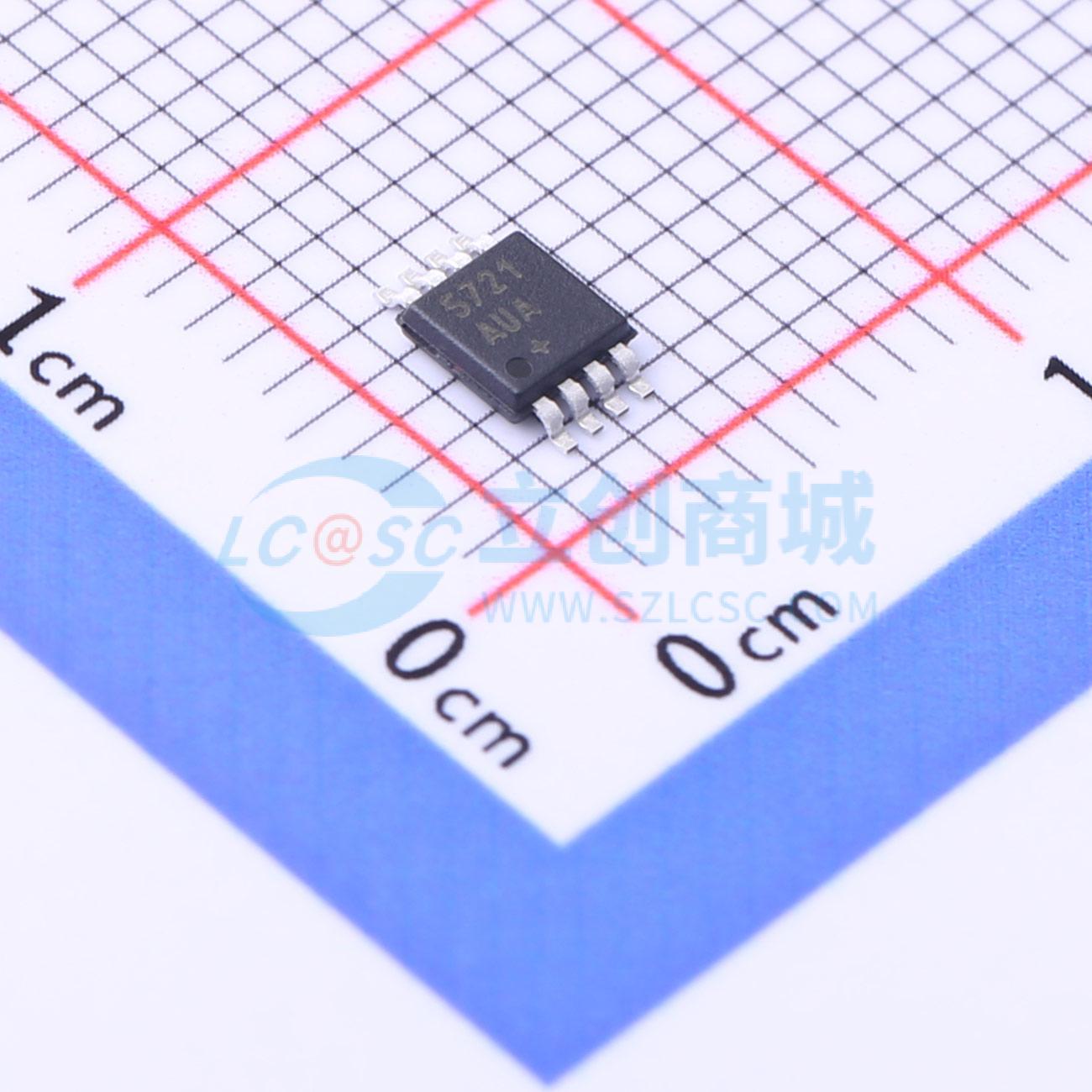 点击查看大图 MAX5721AUA+T实物图