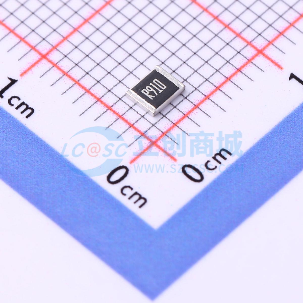 点击查看大图 CR1210J3R910G实物图