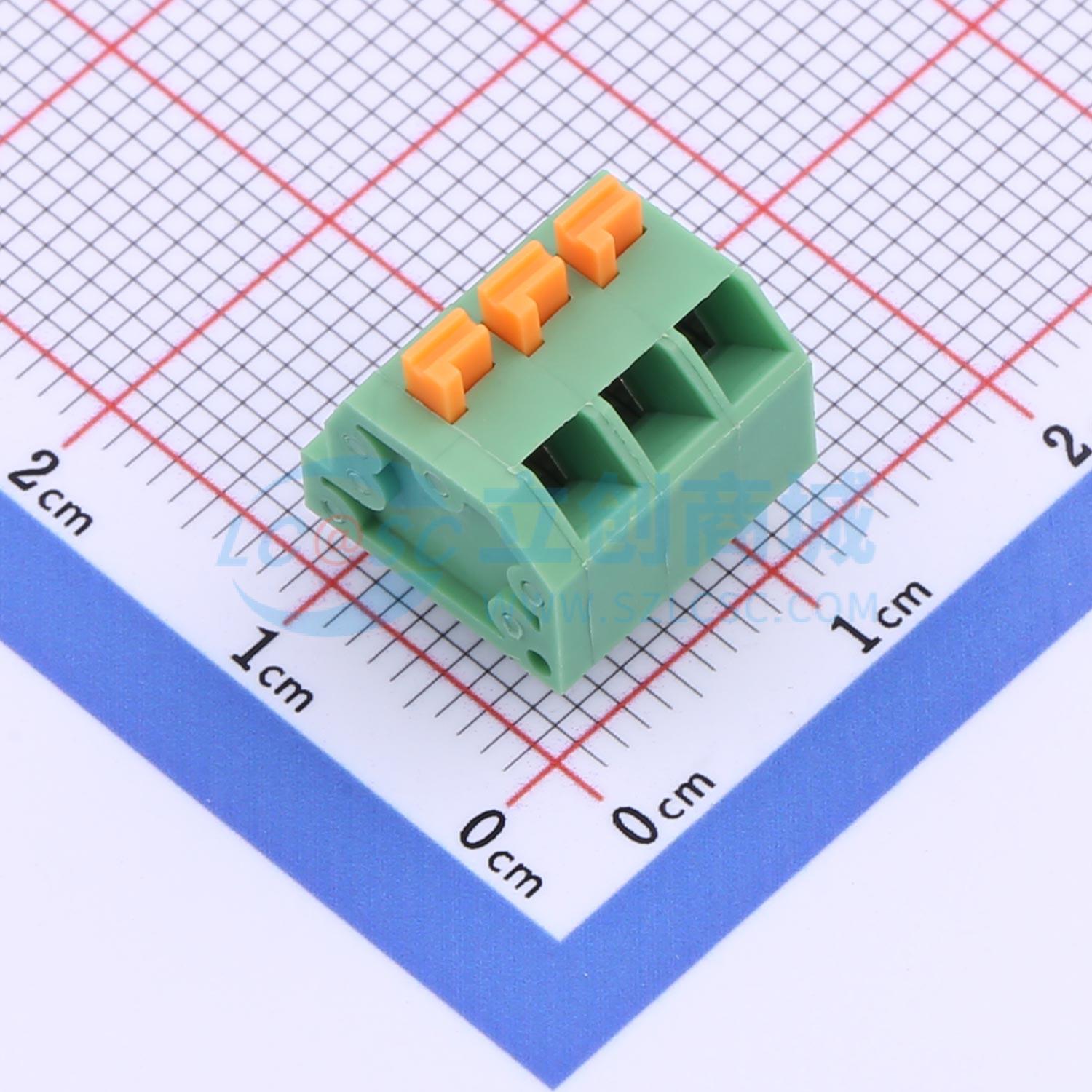 点击查看大图 KF238-3.5-3P-1实物图