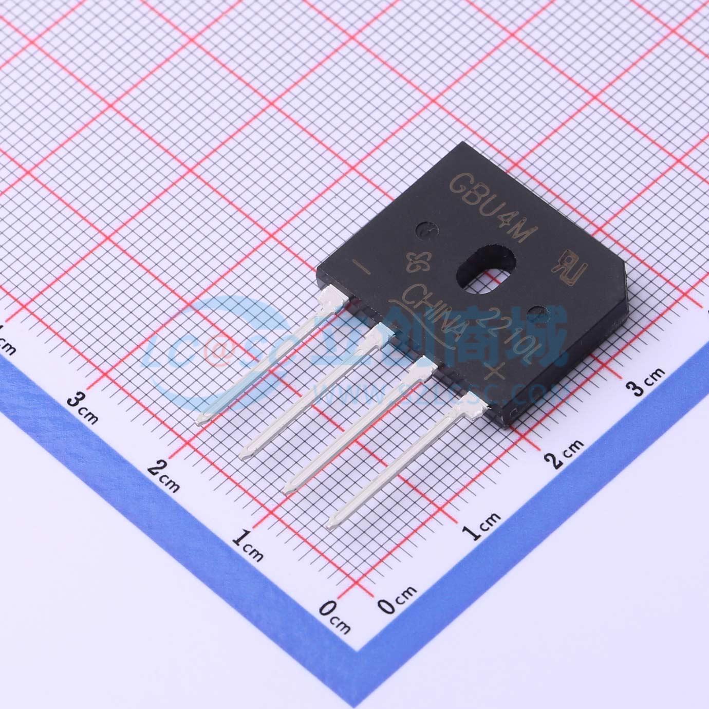 点击查看大图 GBU4M-E3/51实物图