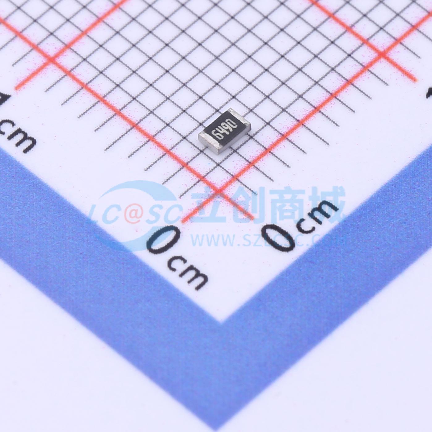 点击查看大图 SCR0805F649R实物图
