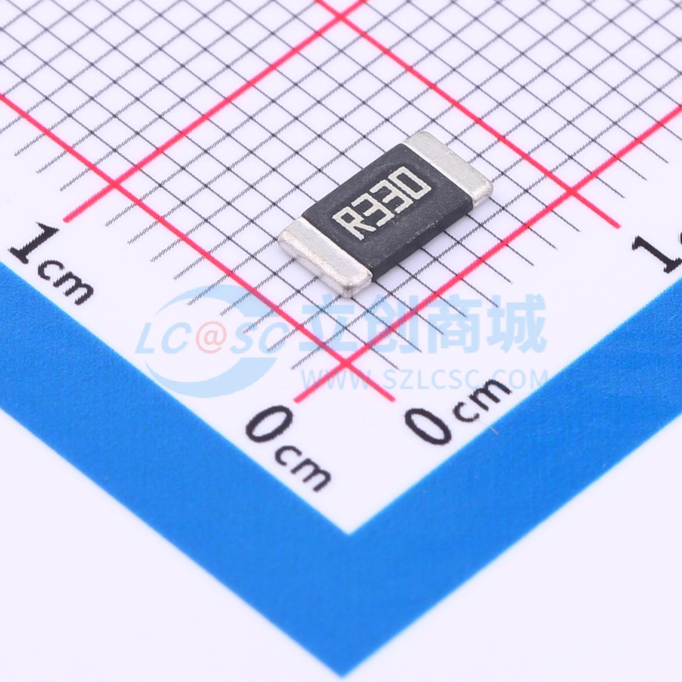 点击查看大图 HoLR2512-330mR-1%实物图