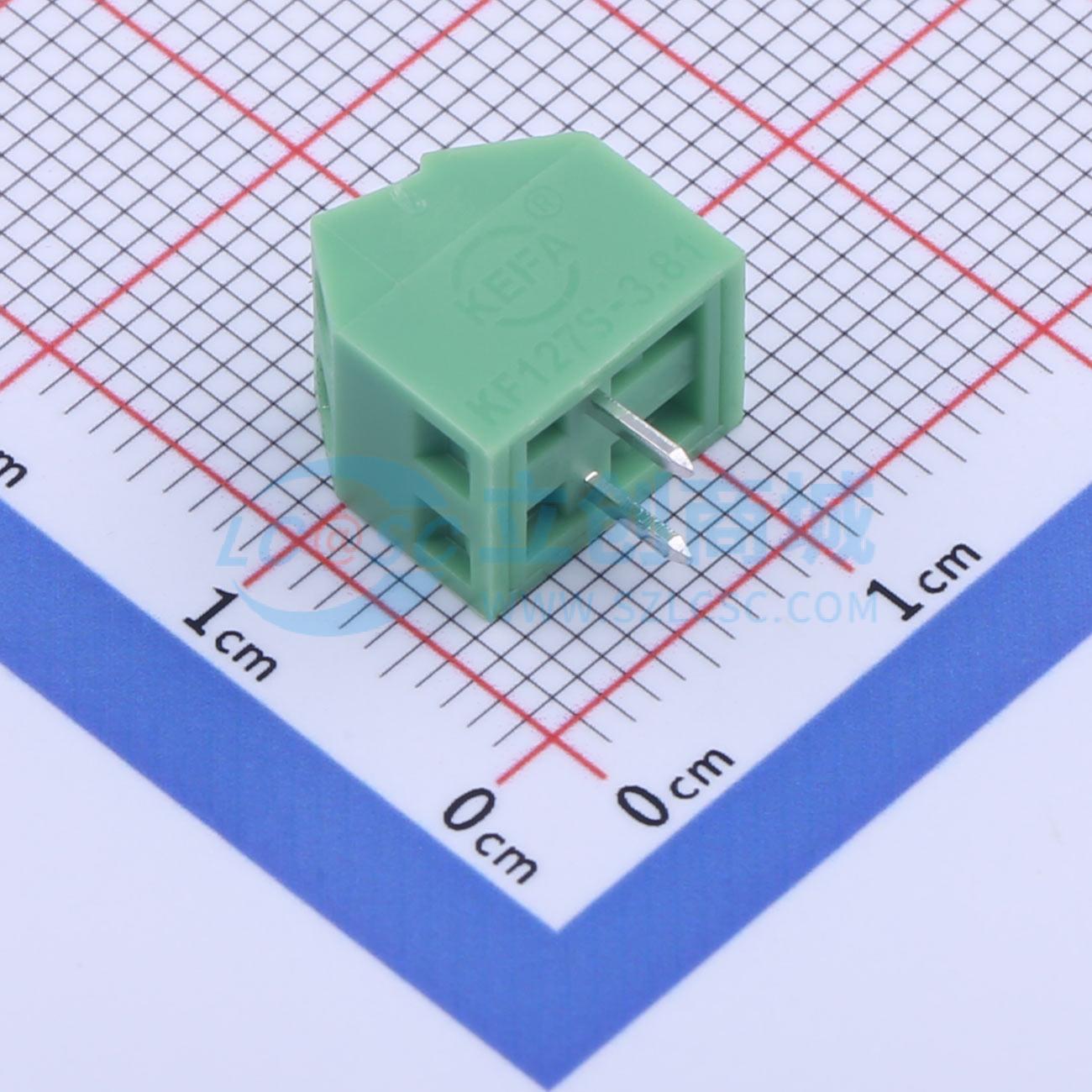 点击查看大图 KF127S-3.81-2P实物图