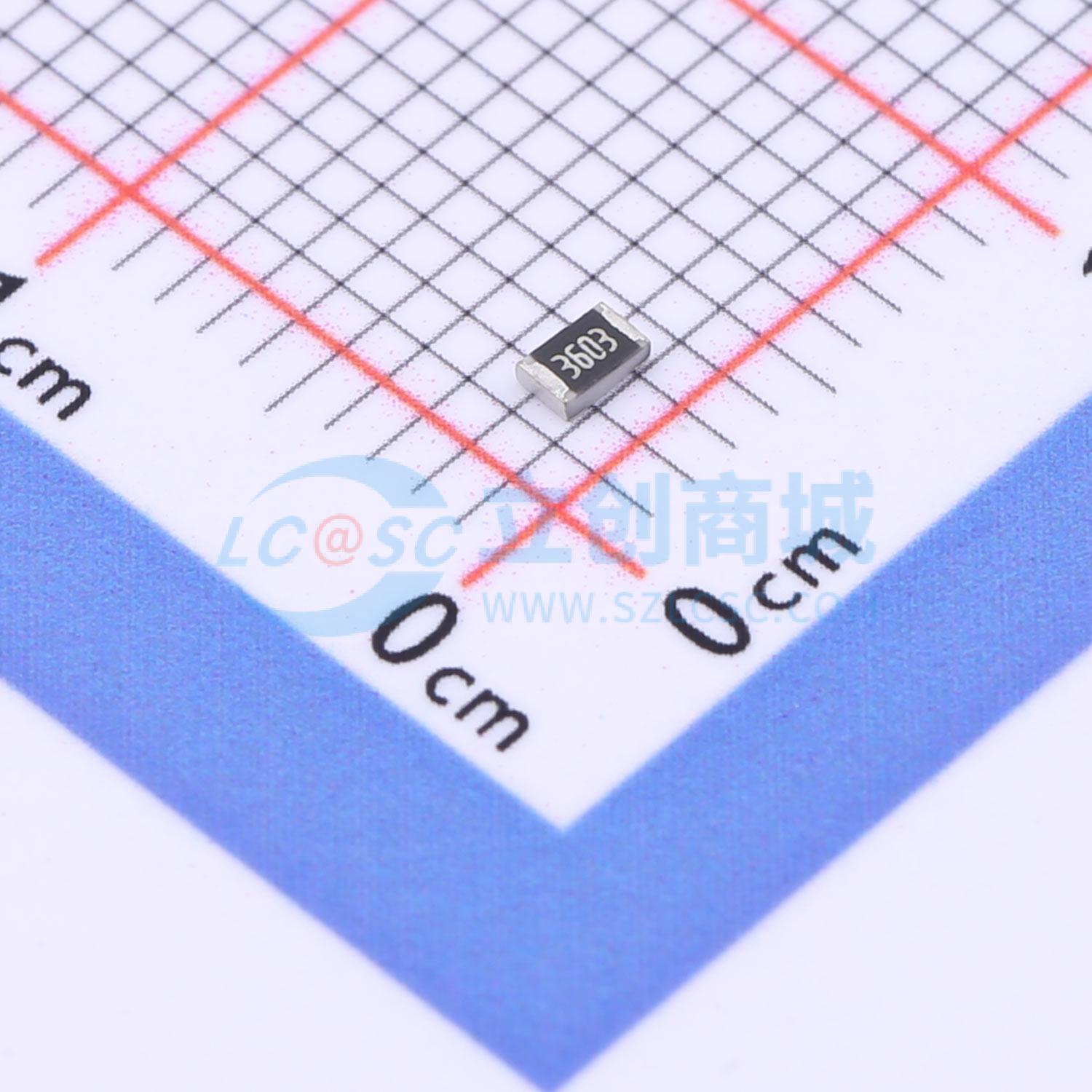 点击查看大图 SCR0805F360K实物图