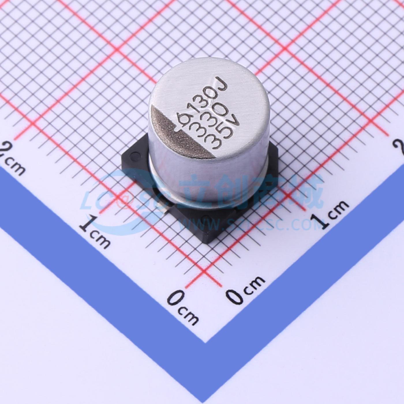 点击查看大图 BXJ35V330M10*10 10TP实物图