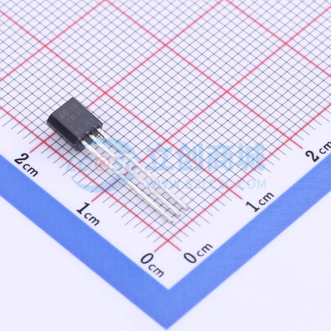 点击查看大图 L78L05CZ实物图