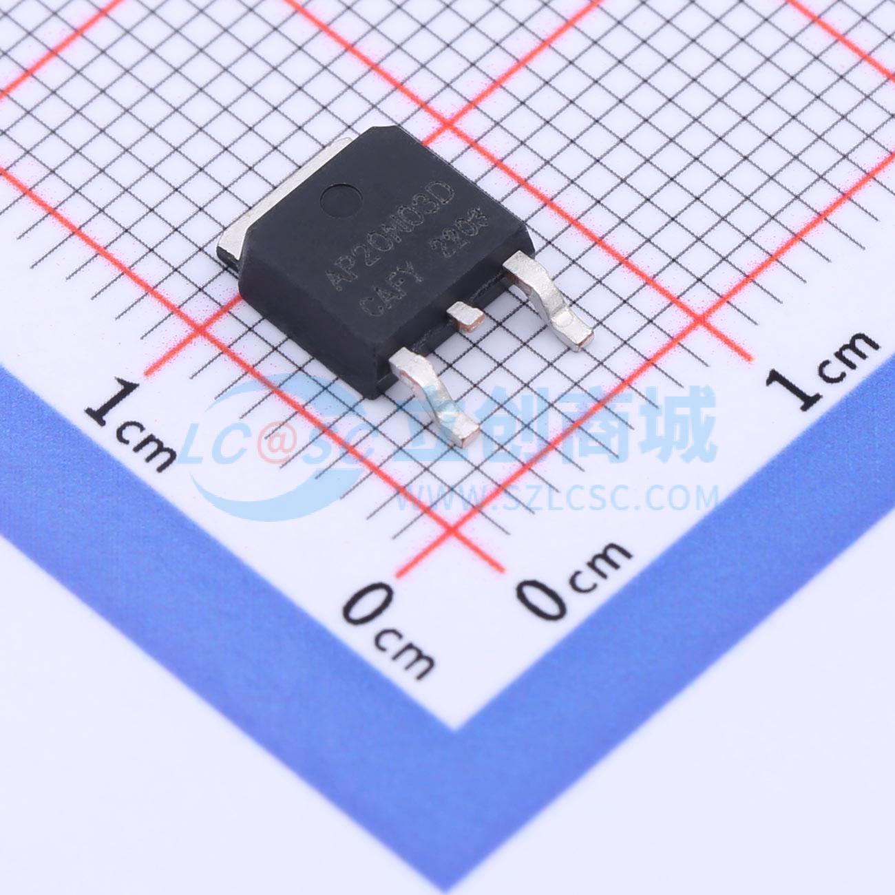 点击查看大图 AP20N03D实物图