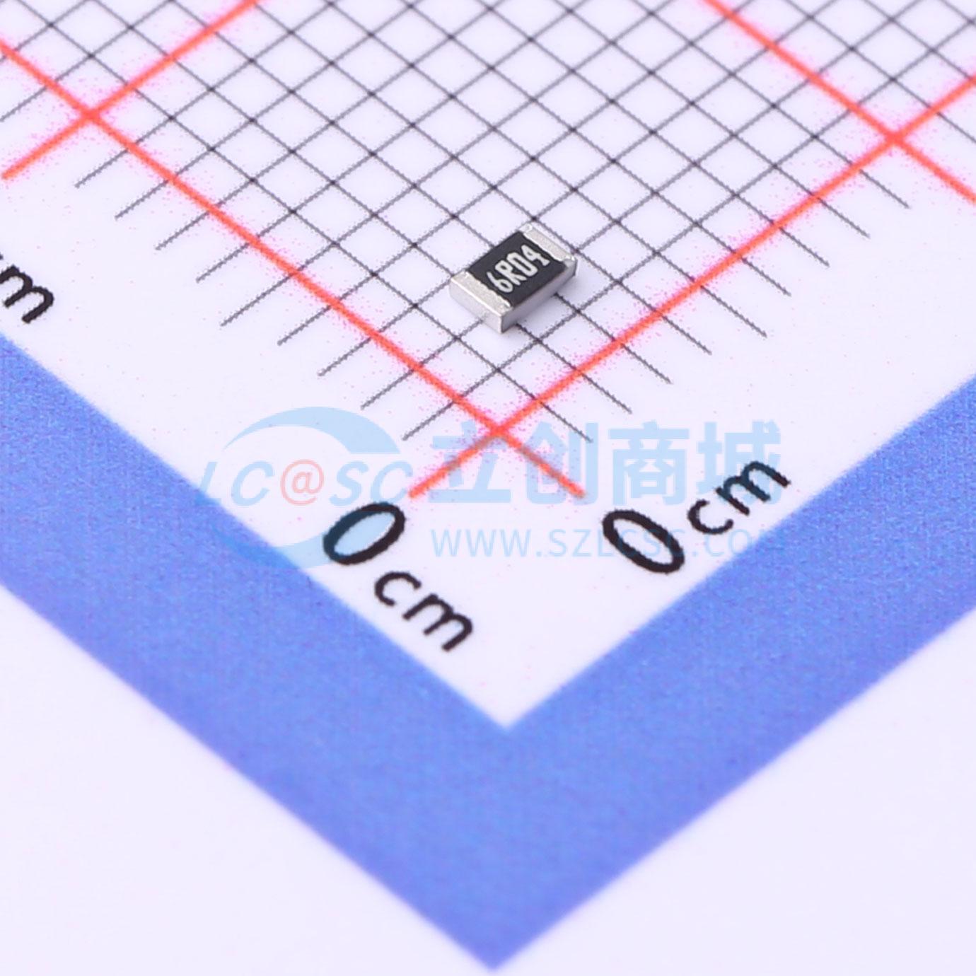 点击查看大图 CR0805F86R04G实物图